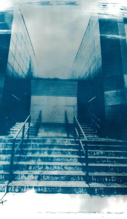 Cyanotype - Cinespace No.1 by Reimaennchen - Christian Reimann