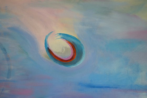 Big dancing party on the beach