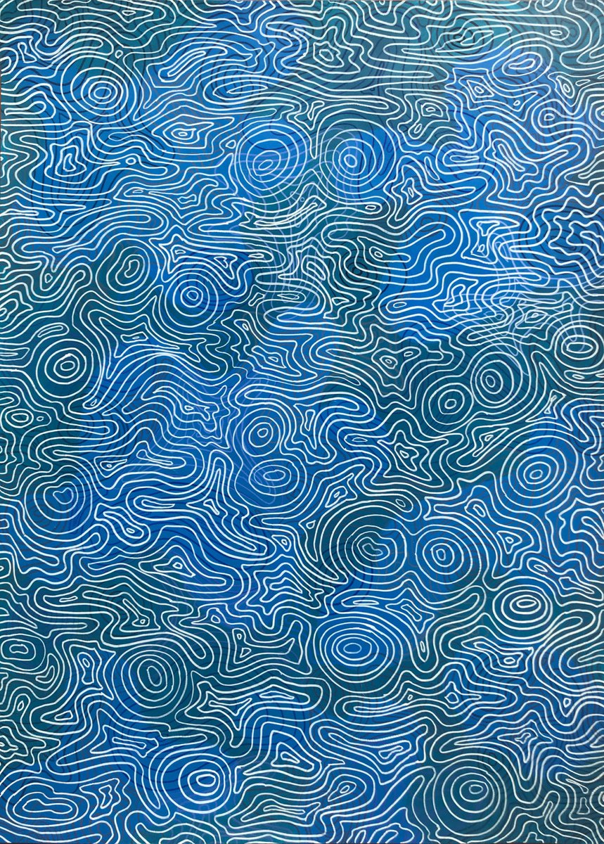 Water Ripples Study II by Jennifer Bell