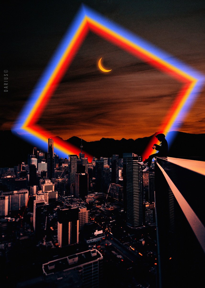 Surrealistic Landscape Giclee Print By Darius Comi, 12 X 18, Sweet Utopia 