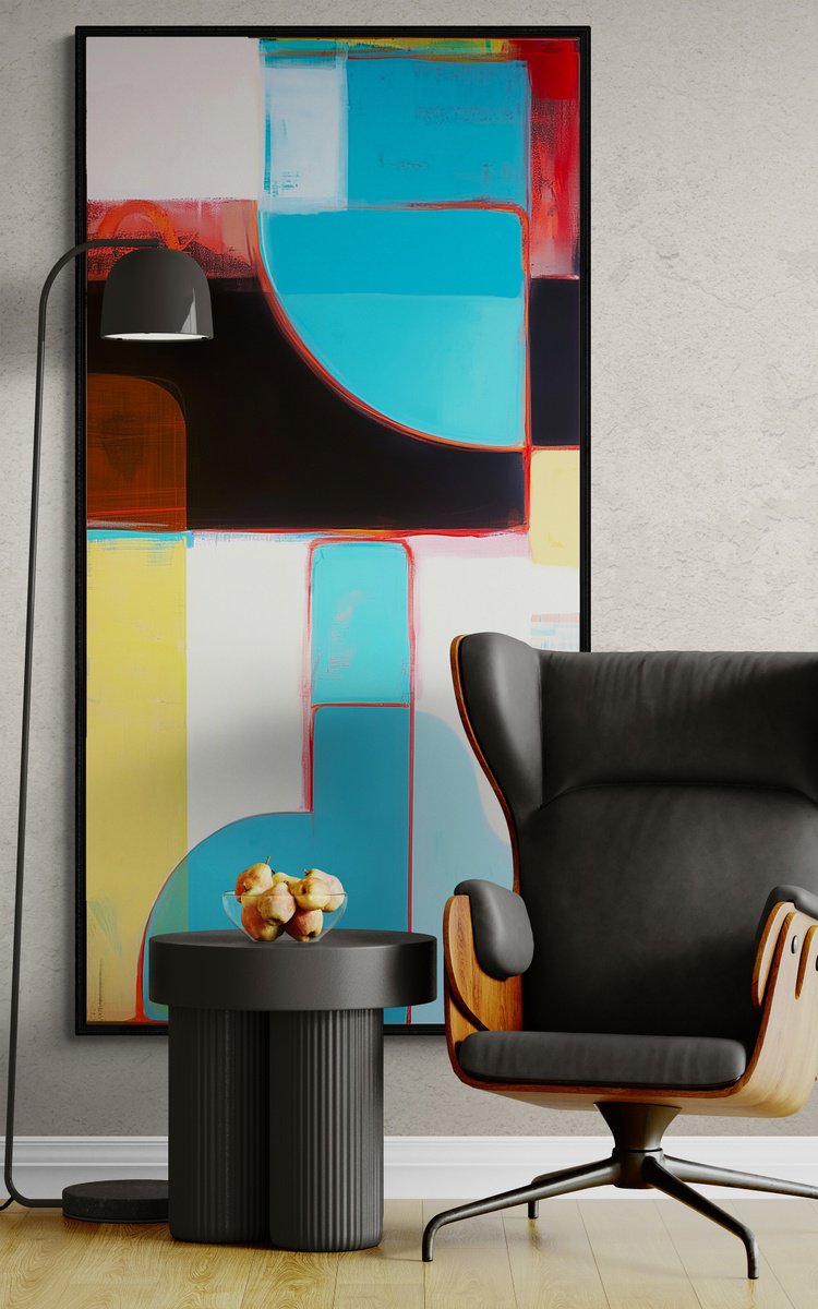  Change Of Plan #10 By V+V Kniazievi, 24 X 47, Artwork For Sale On Artfinder