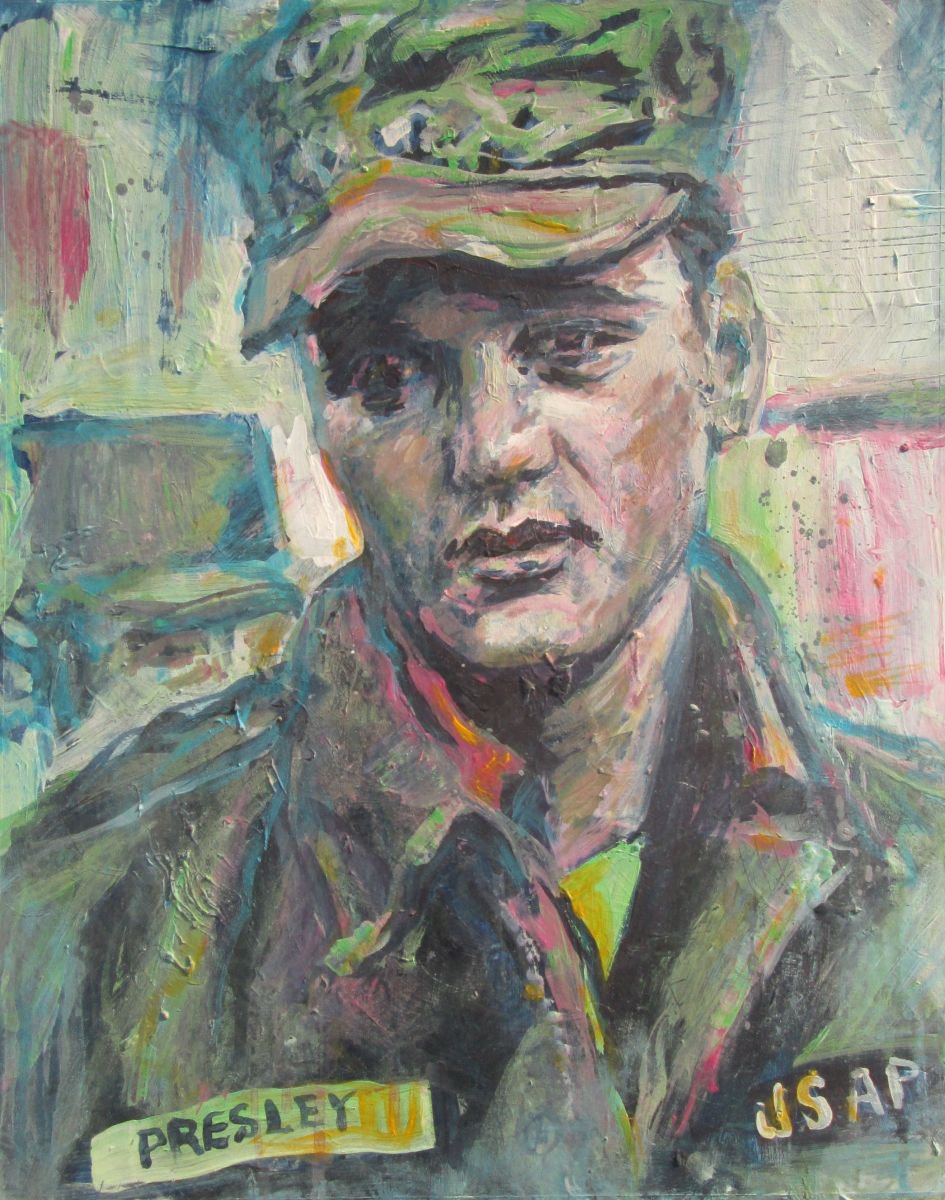 Elvis in the Army by Gerry Miller