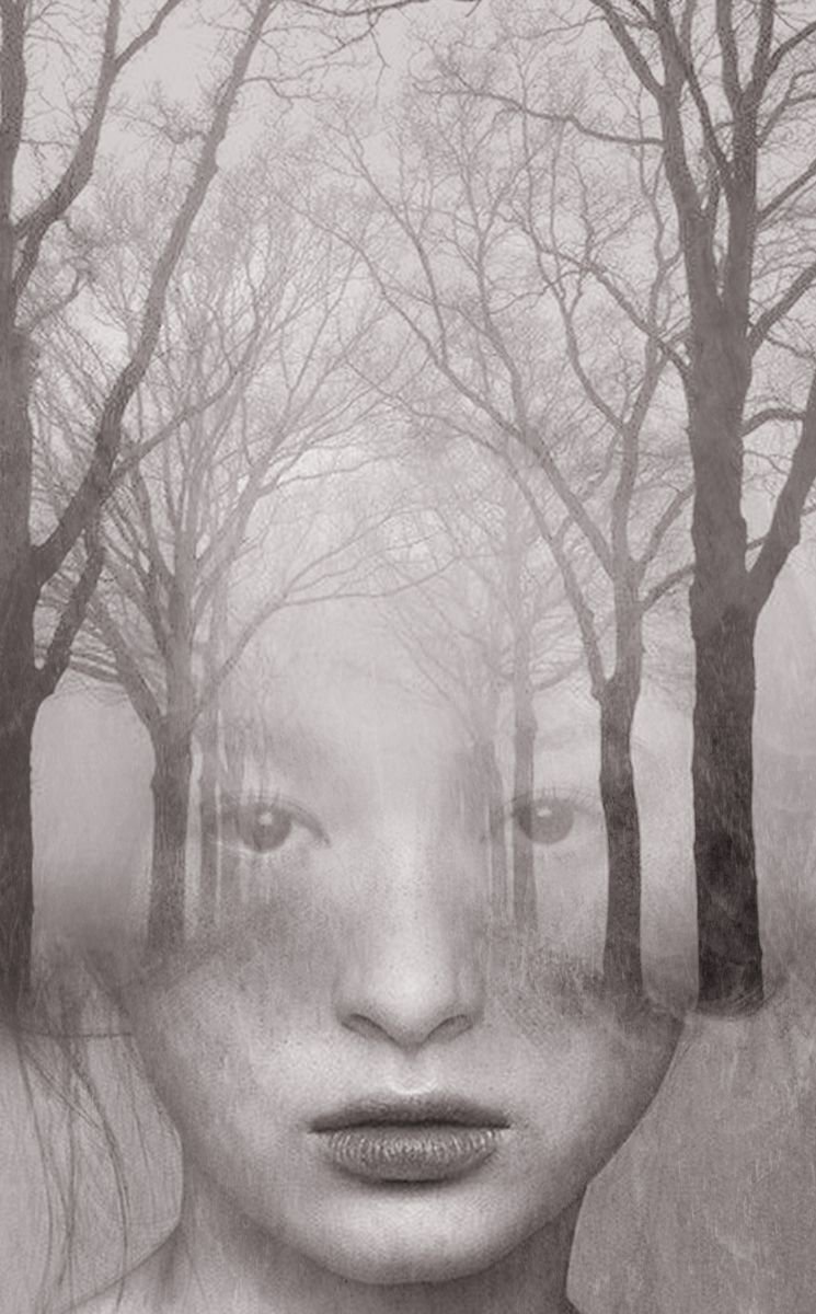 Illustrative Portrait Photograph By Srdjan Jevtic, 27 X 43", From The Forest, Original Artwork