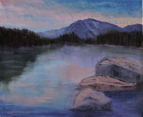 Rocky Mountain Sunset by Linda Mooney