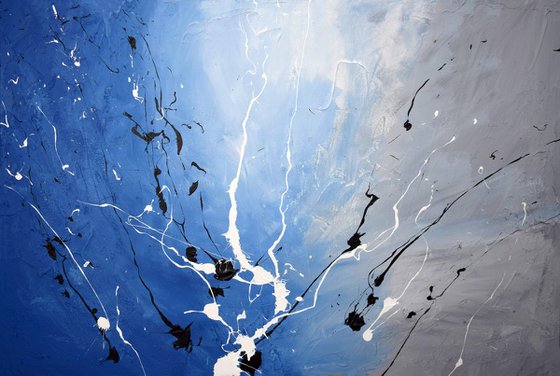 Blue Bayou , abstract painting