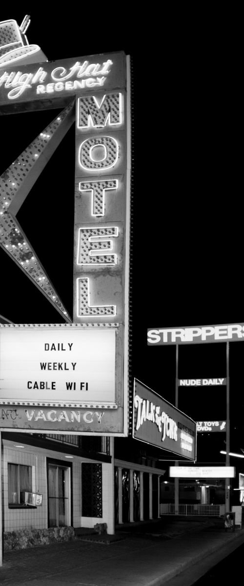 AMERICA STRIPPED NOIR Las Vegas NV by William Dey