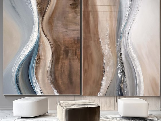 Parallel Currents Diptych