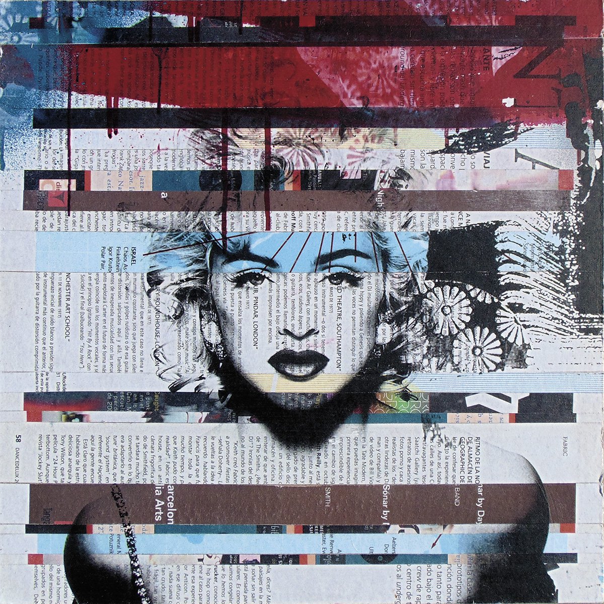 Collage_14_30X30_Madonna by Manel Villalonga