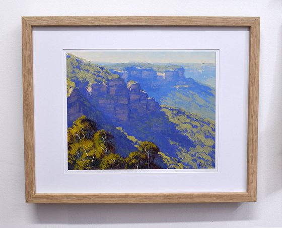 Blue Mountains Australian landscape