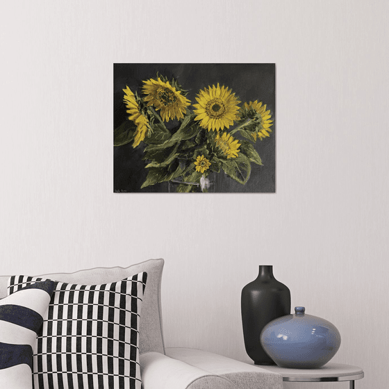Sunflowers bouquet