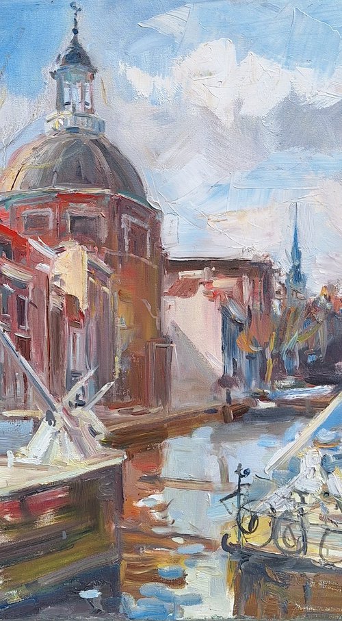 Amsterdam .Singel by Anna Pavlova