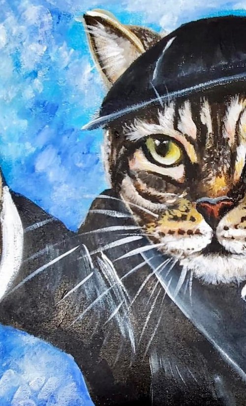 Cat detective by Olga Koval
