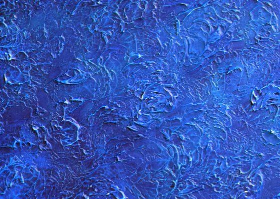 Blue Fantasy - Abstract Art