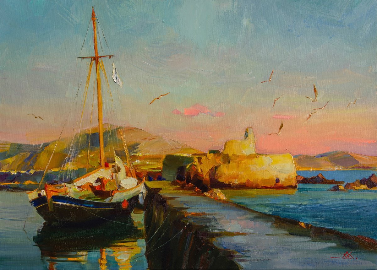 Evening Silence By Valentin, 28 X 20, Artwork For Sale On Artfinder