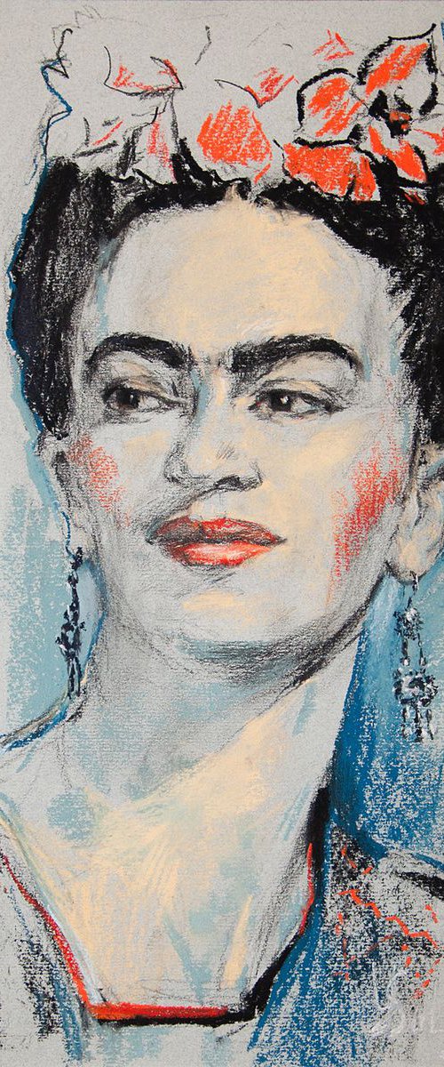 Frida's smiling by Daria Yablon-Soloviova