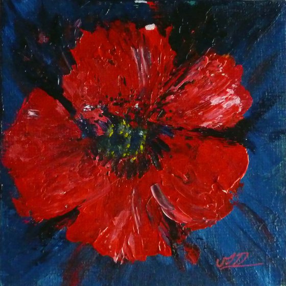 Palette Knife Poppy