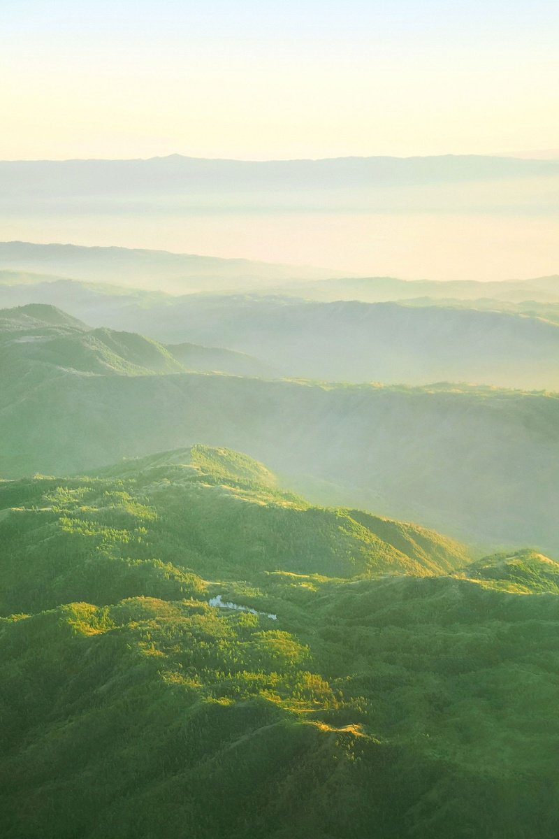 Impressionistic Landscape Photograph By Journey Gong, 29 X 43", Silent Hills, Original Artwork