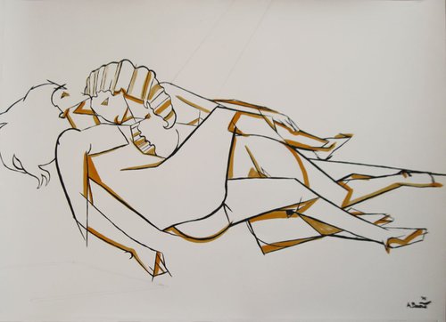 Sleep (large sketch) by Aleksandar Bašić