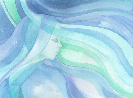Blue fantasy land