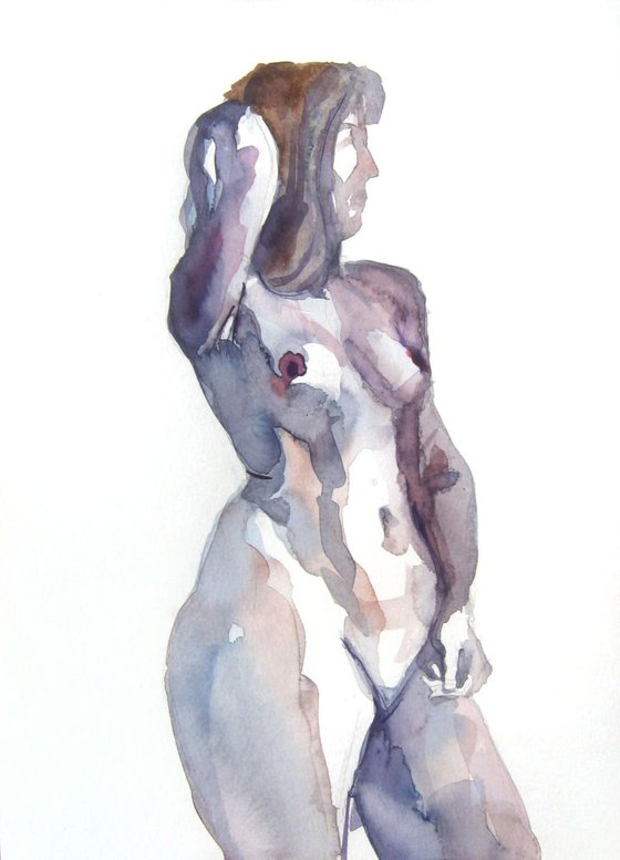 nude standing pose II