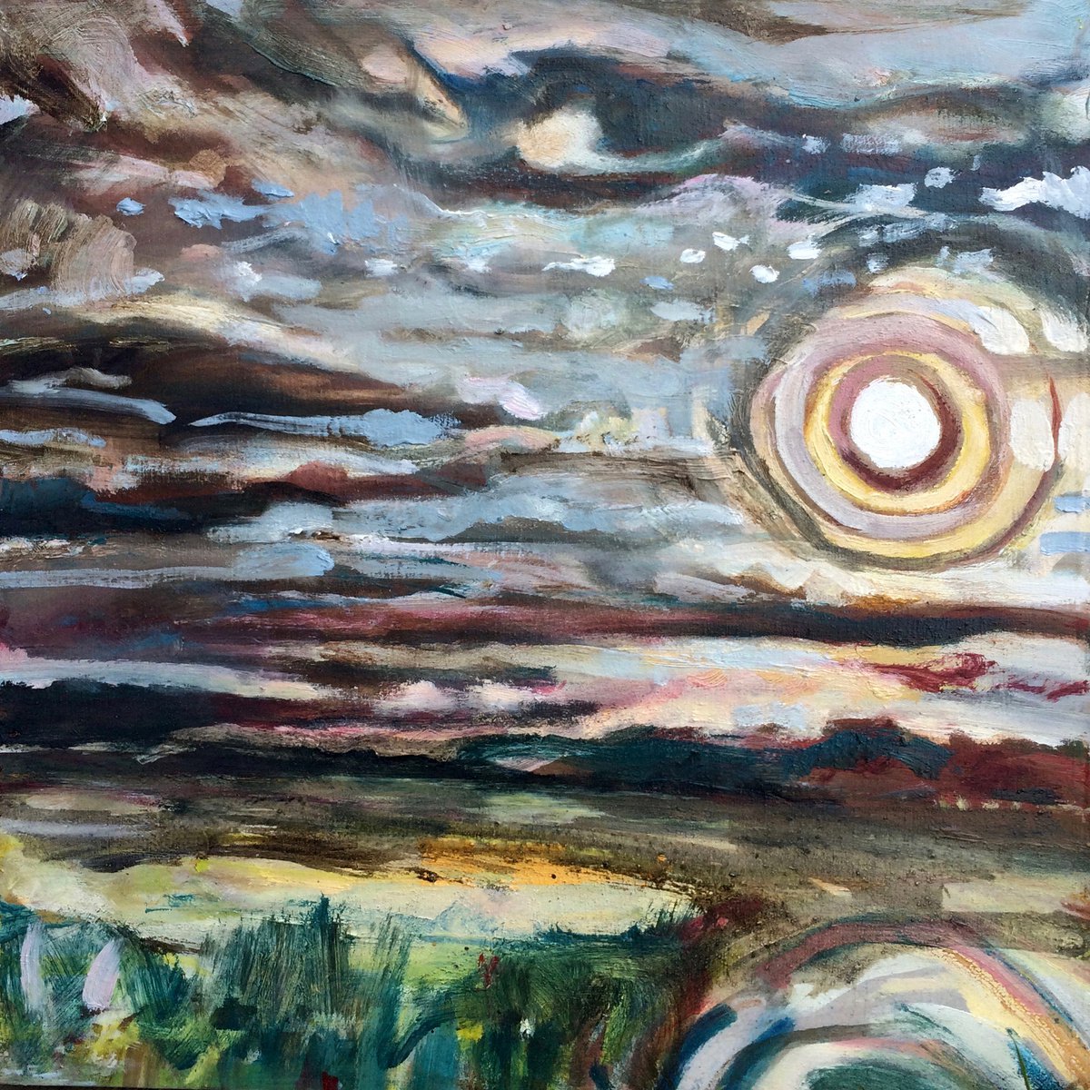 Fall Of The Day By Guy Pickford, 12 X 12, Artwork For Sale On Artfinder