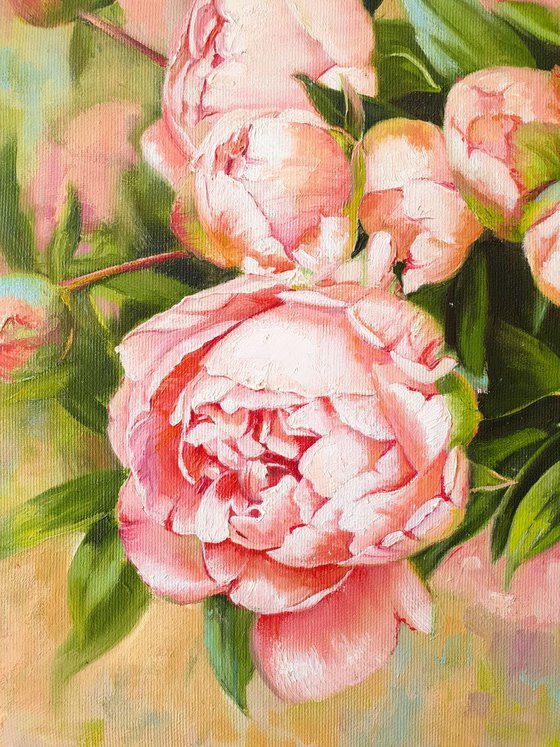 Sunny peonies