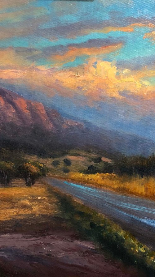 Last Light on Mt Arapiles by Christopher Vidal