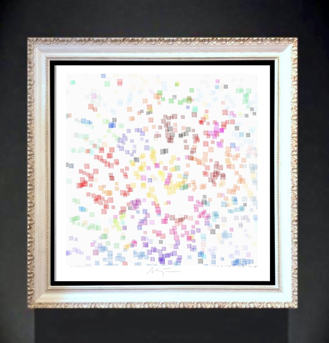 Impressionistic Giclee Print , Dots Iv By Alejos, 24 X 24, Artwork For Sale On Artfinder