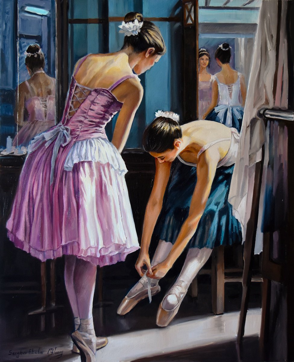 At The Dressing Room Iii. By Serghei Ghetiu, 26 X 31, Artwork For Sale On Artfinder