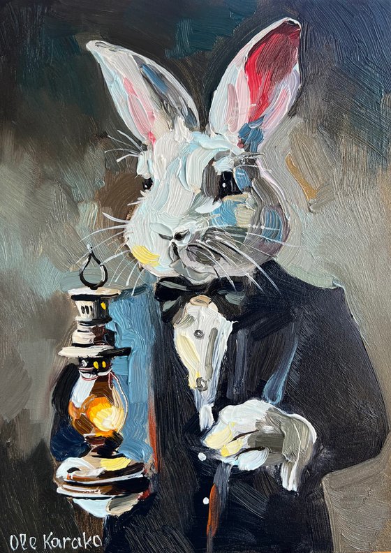 Bunny in a Tuxedo 2