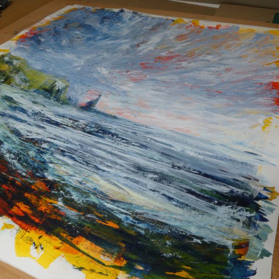 Rocky Devon Coastline