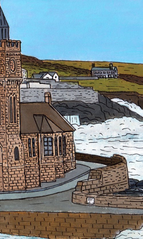 Stormy seas, Porthleven by Tim Treagust