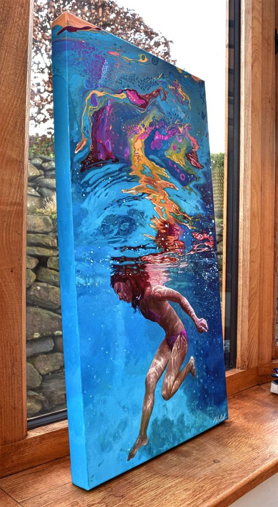 Underwater Painting - Chasing Rainbows II