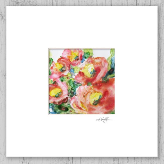 Encaustic Floral 34