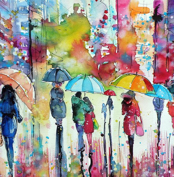 Rain, colors, people... II