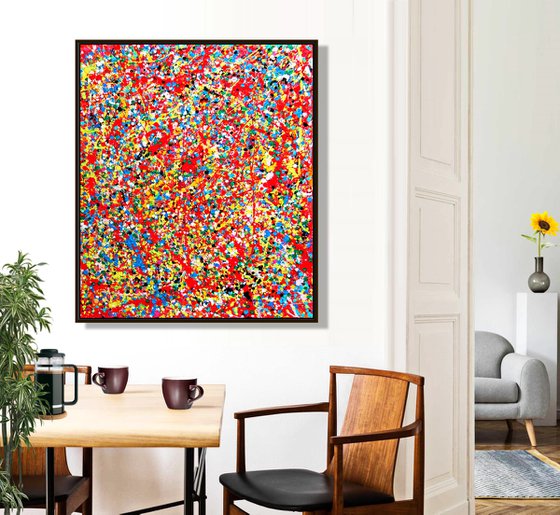 SPRING  DROPS,   XL,  framed