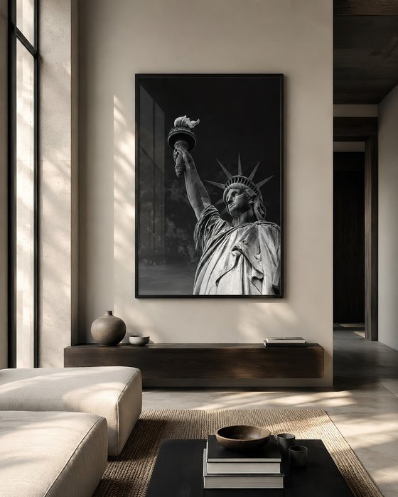 Lady Liberty in Monochrome