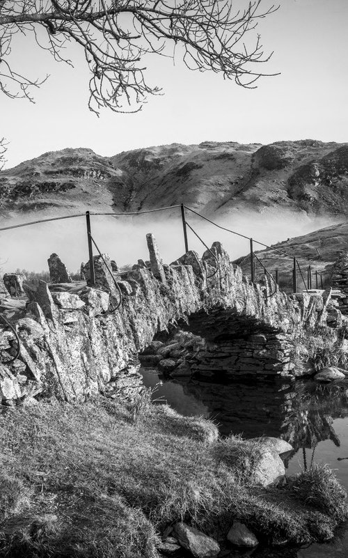 Slaters Bridge - Little Langdale Lake District ( Large Print ) by Stephen Hodgetts Photography