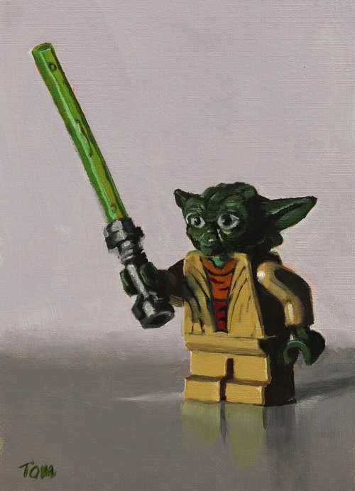 Lego Yoda by Tom Clay