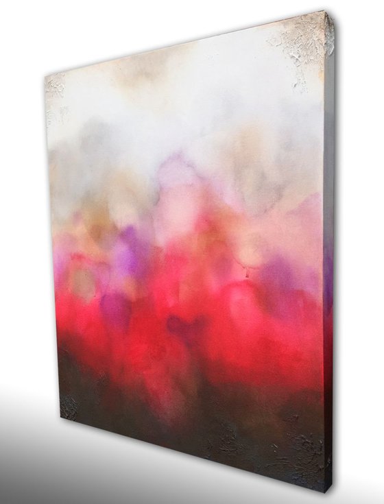 red meets purple (60 x 50 cm ) Dee Brown