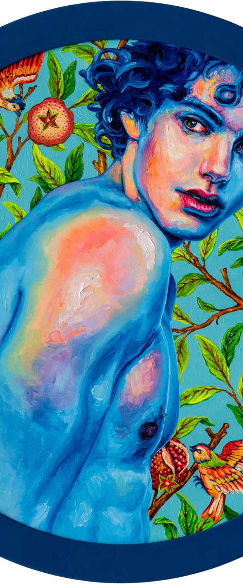 Blue Skin on Blue by Oleksandr Balbyshev