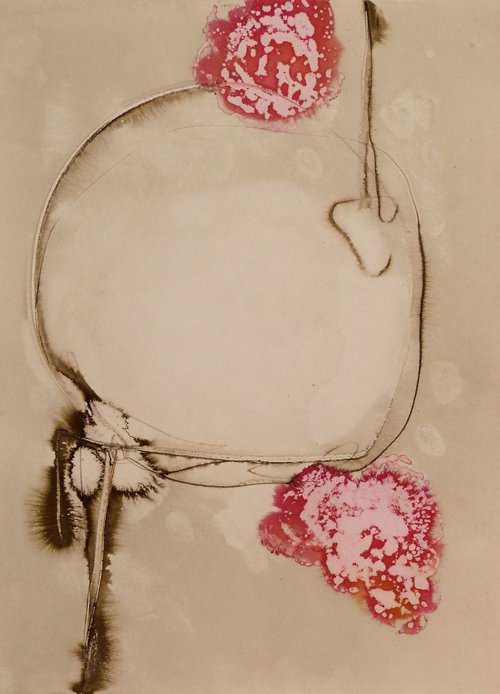 Cerveau (Brain) Ink on Paper 29x42 cm by Frederic Belaubre