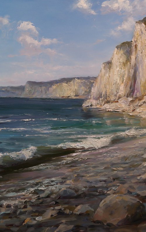 "Light over the rocks" by Gennady Vylusk