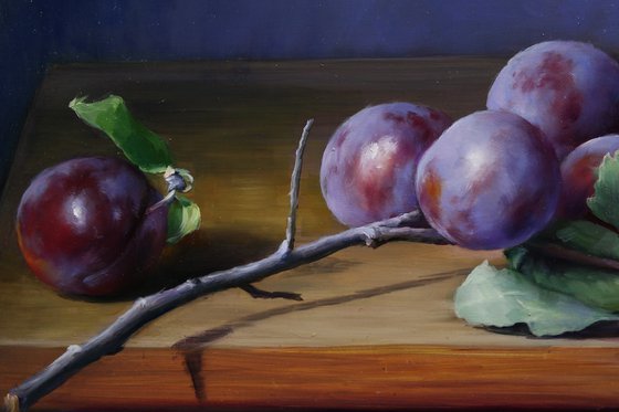 "Branch with Plums"