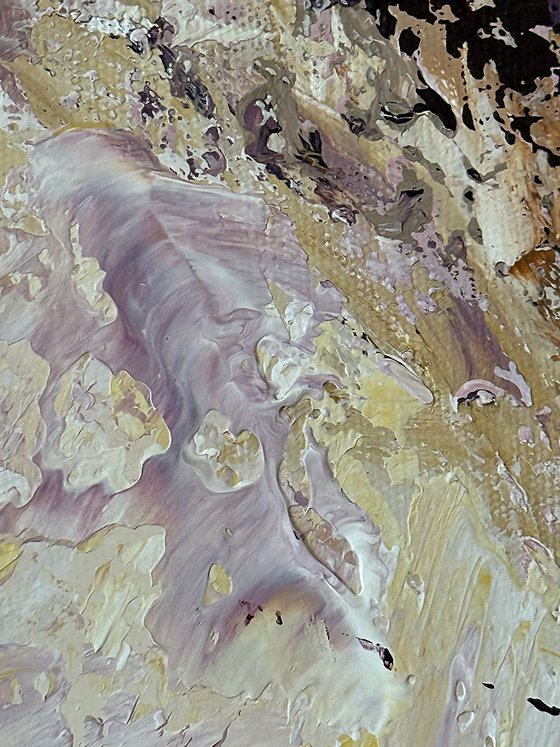 Golden Ochre in Lavender Mist