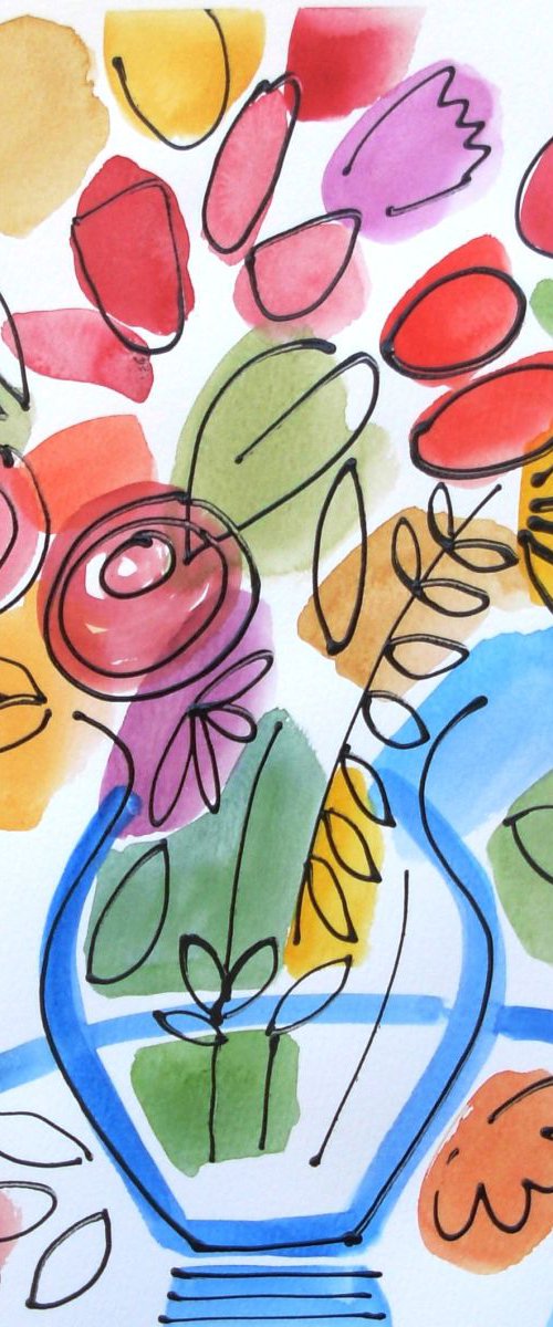 The Blue Vase by Jan Rippingham