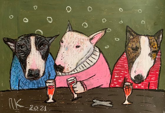 Drinking dogs #3