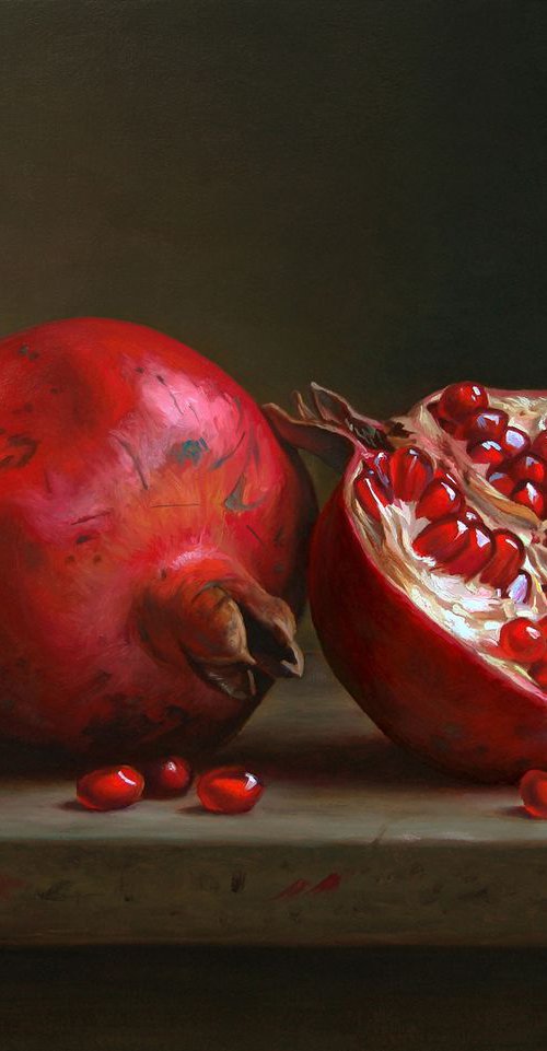 Pomegranates by Albert Kechyan