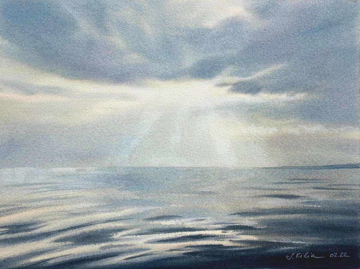 Sun shining through the clouds by Svetlana Kilian