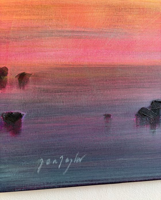 Bamburgh's Tidal Glow